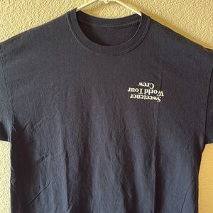 BLACK T SHIRT SWEETNER WORLD TOUR CREW